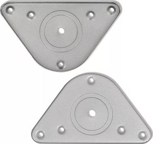 vidaXL 4 nogi do stołu z regulacją wysokości 870 mm Chrom 4