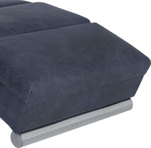 vidaXL Szezlong masujący, szary, sztuczna skóra zamszowa 7