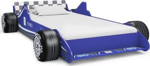 vidaXL Łóżko dziecięce w kształcie samochodu, 90x200 cm, niebieskie 1