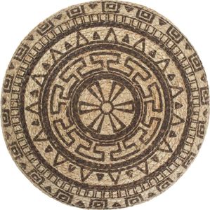 vidaXL Ręcznie robiony puf, brązowy, 45 x 30 cm, juta 3