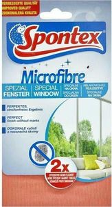 Spontex Ścierka Do Okien Window Microfibre Pomarańczowa 1