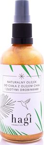 Hagi Naturalny olejek do ciała z olejem chia i drobinkami złota 100 ml 1