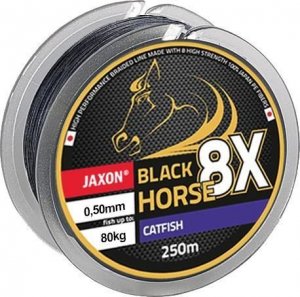 Jaxon Plecionka Jaxon Black Horse Catfish 8x 0,50mm 250m 80kg ZJ-BHC050B 1