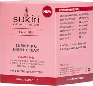 Sukin Krem do twarzy Rosehip odżywczy 120ml 2