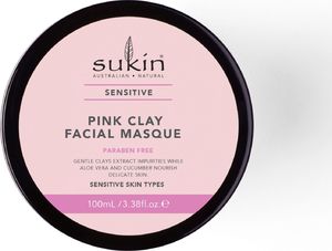 Sukin Sukin, SENSITIVE Różowa maseczka z glinki, 100 ml 1