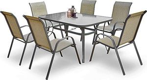 Elior Modne krzesło ogrodowe Malaga - popiel 5