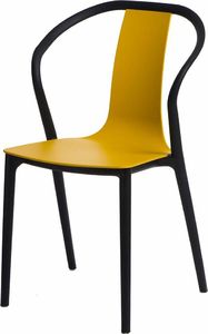 Elior Designerskie krzesło Emeli - żółte 1