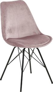 Elior Welurowe krzesło Lindi 2X - różowe 1