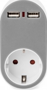Digitus DIGITUS Universal Steckdosen Adapter 2 x USB-A 4