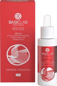Basiclab BASICLAB_Esteticus Serum serum z 0,5% czystym Retinolem, Koenzymem Q10 i Skwalanem 30ml 1