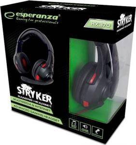 Słuchawki Esperanza Stryker Czerwone (EGH370) 2