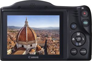 Aparat cyfrowy Canon PowerShot SX400 HS Czarny (9545B002AA) 3