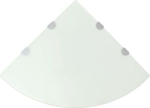 vidaXL Półka narożna 45cm biały (3051600) 1