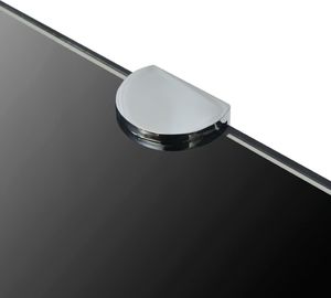 vidaXL Półka narożna 45cm czarny (3051597) 5