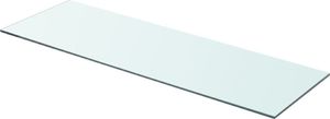 vidaXL Półka pod lustro 80cm przezroczysty (3051575) 2