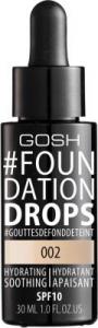 Gosh #Foundation Drops 002 Ivory 30ml 1