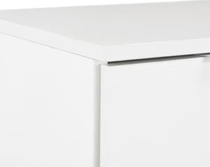 vidaXL Komoda biała na wysoki połysk, 71 x 35 x 76 cm, płyta wiórowa 6