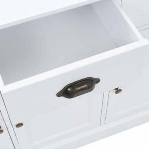 vidaXL Komoda 3-drzwiowa, MDF i drewno sosnowe, 105 x 35 x 77,5 cm 8