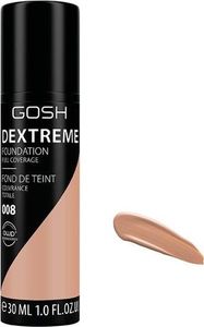 Gosh Dextreme Foundation Full Coverage 008 Golden 30ml 1