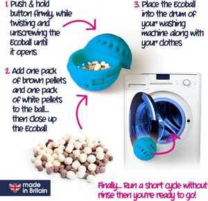 Ecozone Ecoballs, Kule do Prania, Pure linen, 1000 Prań 2