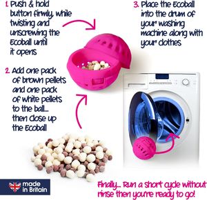 Ecozone Ecoballs, Kule do Prania, Natural Blossom, 1000 Prań 2