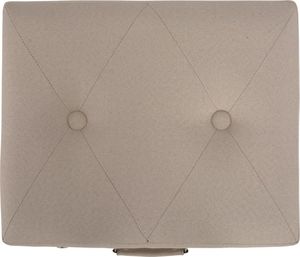 vidaXL Stołek ze schowkiem, 40 cm, beżowy, tkanina 5