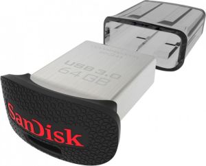 Pendrive SanDisk CRUZER ULTRA FIT 64GB 3.0 (SDCZ43-064G-G46) SPRAWDŹ NASTĘPCĘ ID: 947083 1