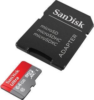 Karta SanDisk MicroSDXC 64 GB Class 10  (SDSDQUAN-064G-G4A) 1