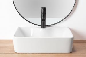 Umywalka Rea Kelly nablatowa 49cm biała 4