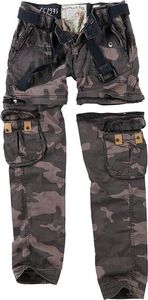 Surplus Surplus Spodnie Damskie Bojówki Trekking Premium 2w1 Black Camo 40 1
