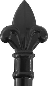 vidaXL Brama dwuskrzydłowa z grotami, 400 x 248 cm 5