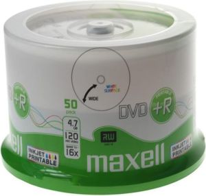 Maxell DVD+R 4.7 GB 16x 50 sztuk (275702.40) 1
