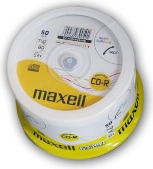Maxell CD-R 700 MB 52x 50 sztuk (624006.40) 1