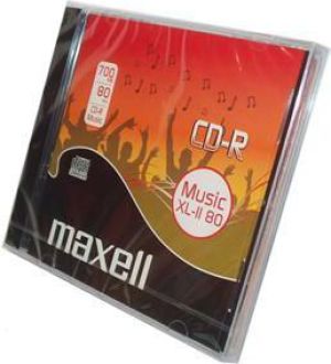 Maxell Maxell CD-R 700 MB AUDIO XL II JEWELCASE BOX (624880.40) 1