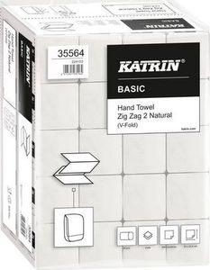 Katrin Ręcznik katrin basic zig zag 2 biały 2-warstwy handy pack 20/kar 1