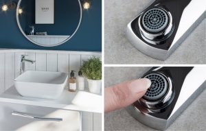 Bateria umywalkowa KFA Mokait stojąca chrom (5532-612-00) 3