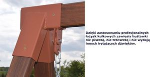 Elior huśtawka ogrodowa Magis 3x180 cm (2249) 3