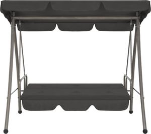 Elior Huśtawka ogrodowa z baldachimem grafitowa Swing (E3778) 5