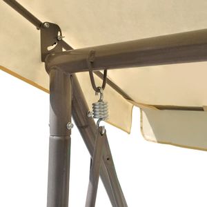 Elior Huśtawka ogrodowa z baldachimem Swing ecru 6