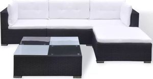 Elior zestaw mebli ogrodowych Rickon, czarny (4177) 2