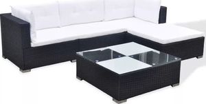 Elior zestaw mebli ogrodowych Rickon, czarny (4177) 3