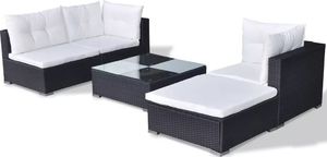 Elior zestaw mebli ogrodowych Rickon, czarny (4177) 4