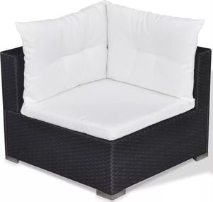 Elior zestaw mebli ogrodowych Rickon, czarny (4177) 7