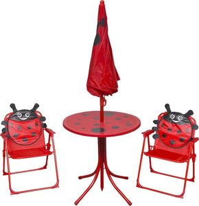 Elior zestaw mebli ogrodowych dla dzieci Lummo, czerwony (4172) 2