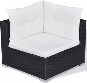 Elior zestaw mebli ogrodowych Daran, czarny (4181) 6