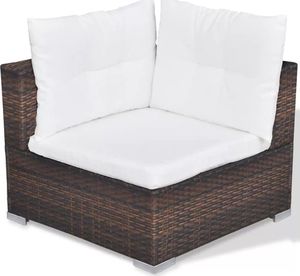 Elior zestaw mebli ogrodowych Daran, brązowy (4180) 6