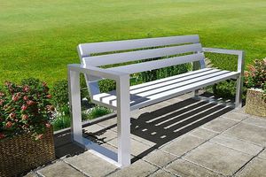 Elior ławka ogrodowa Norin White 180cm (2321) 2