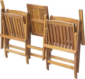 Elior drewniana ławka ogrodowa Lango, brązowa (4071) 3