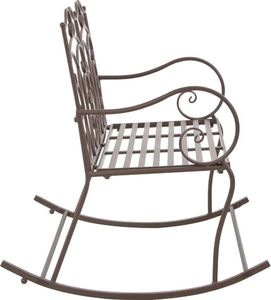 Elior bujana ławka ogrodowa Dion, brązowa (4160) 3