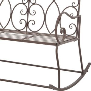 Elior bujana ławka ogrodowa Dion, brązowa (4160) 5